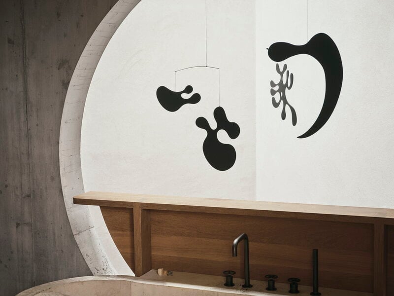 Vitra Plywood Mobile, model C, black, decoration image