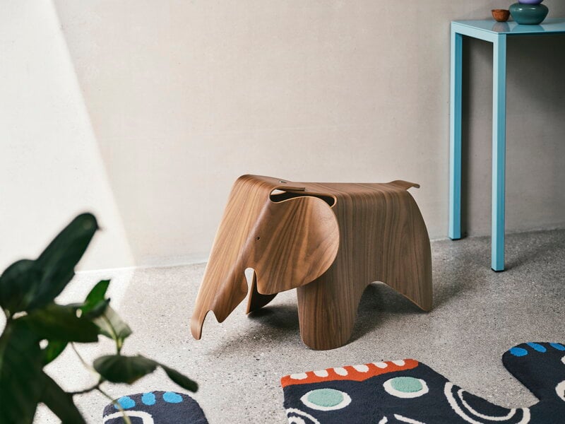 Vitra Eames Elephant, plywood, walnut | Finnish Design Shop