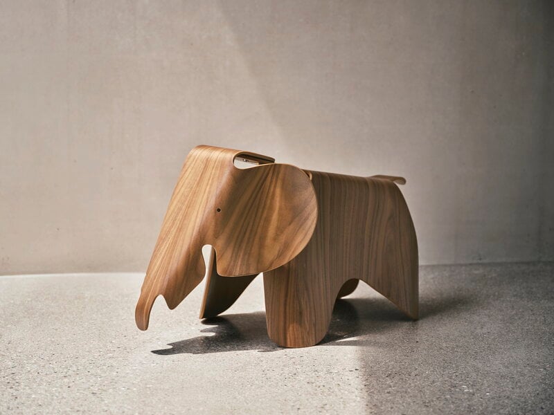 Vitra Eames Elephant, plywood, walnut | Finnish Design Shop