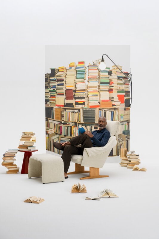 Vitra Bascule penkki, Iroko cream, näkymä 4