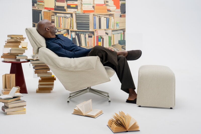 Vitra Bascule penkki, Iroko cream, näkymä 5