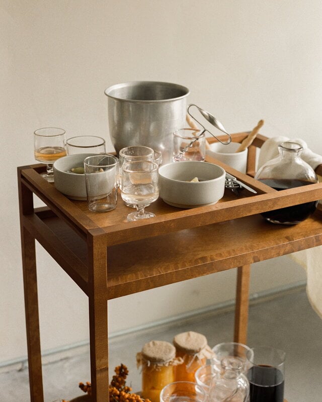 Frama Ratio trolley, warm brown birch, decoration image