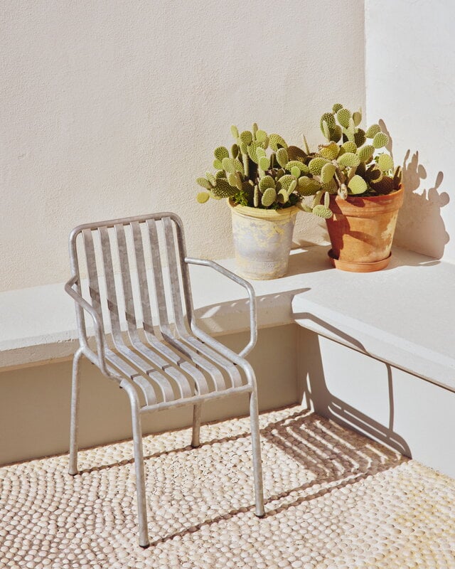 HAY Palissade armchair, hot galvanised, view 6