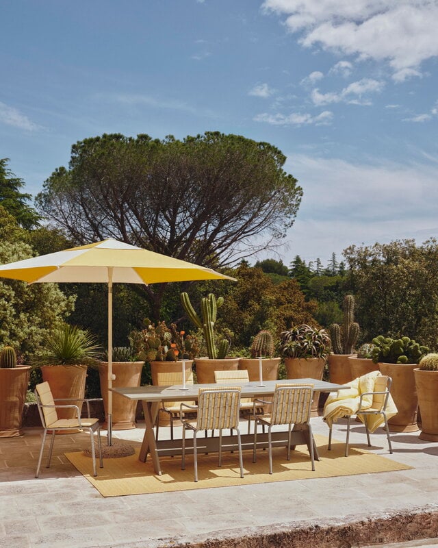 HAY Palissade armchair, hot galvanised, view 2