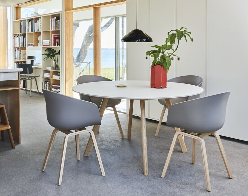 toonhoogte Mantel Oplossen About A Chair AAC22, oak - concrete grey | Finnish Design Shop