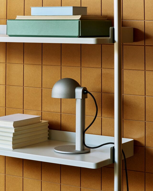 HAY Posto pöytävalaisin, silver grey, näkymä 7
