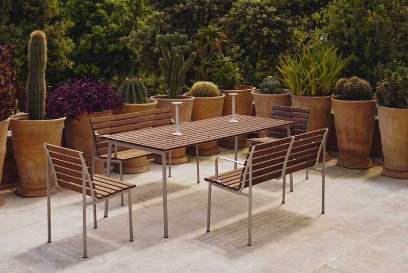 HAY Traverse dining bench, heat treated oiled ash, view 2