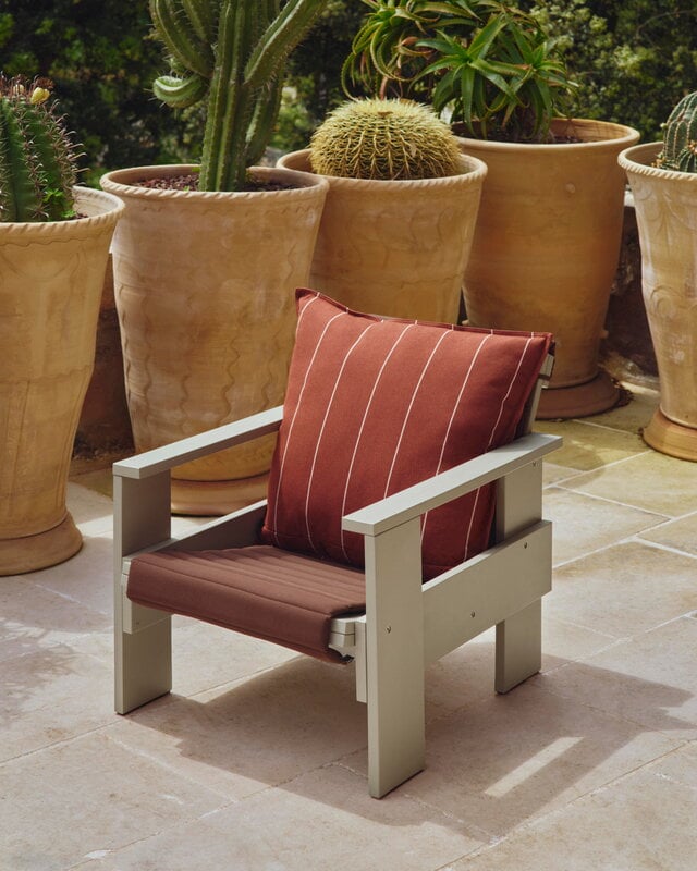 HAY Crate lounge chair, London fog, vista 5