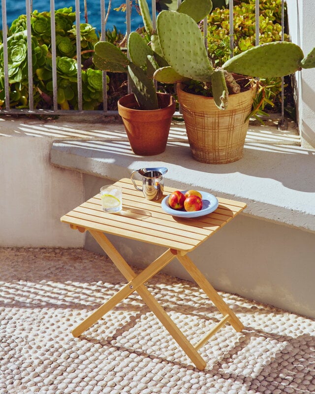 HAY Outdoor Market folding table, S, natural, view 12