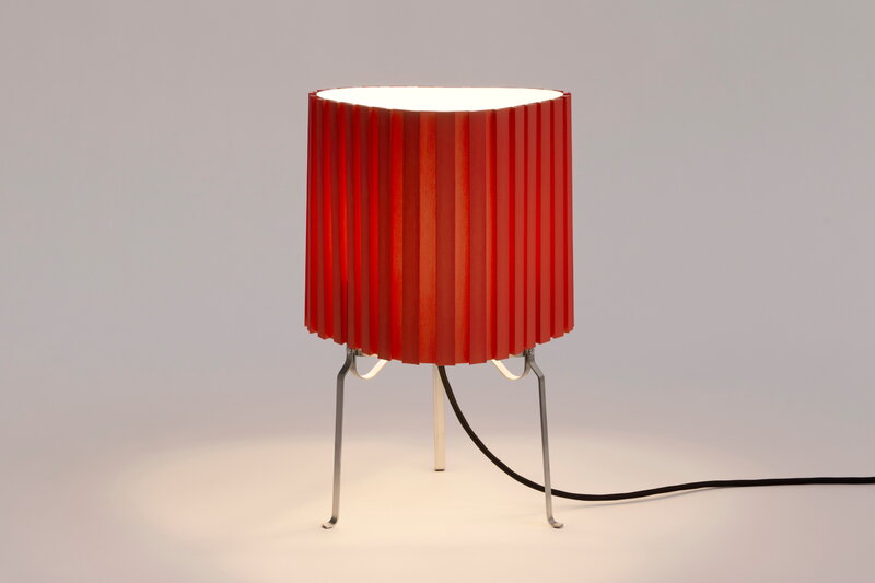 HAY Canelé table lamp, tomate red, view 9