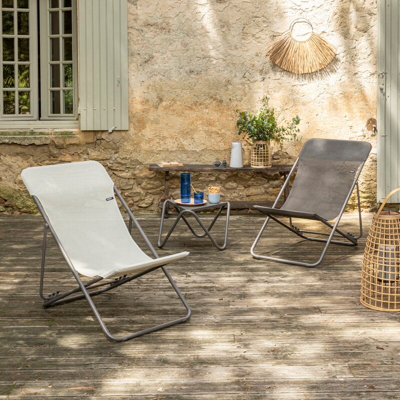 Lafuma Mobilier Maxi Transat deckchair, graphite, decoration image