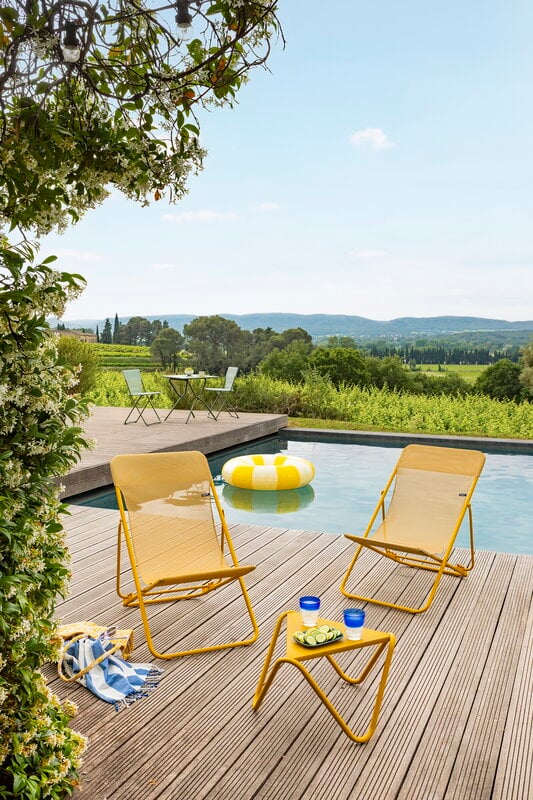 Lafuma Mobilier Maxi Transat deckchair, CB miel, decoration image