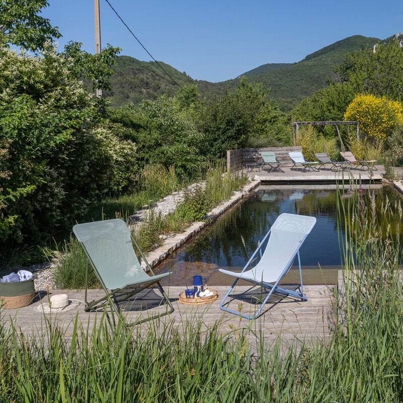 Lafuma Mobilier Maxi Transat deckchair, CB moss, decoration image