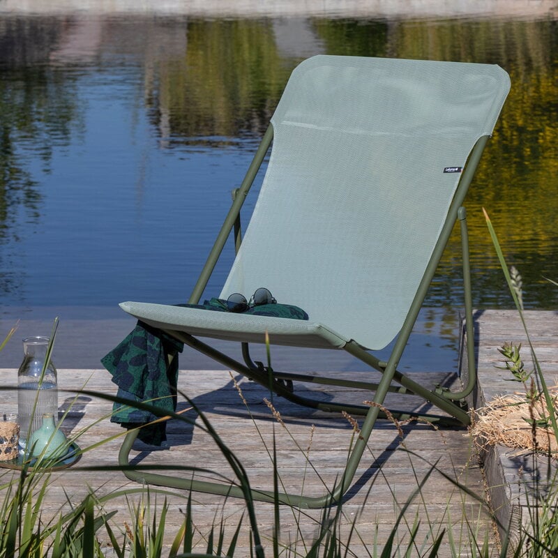Lafuma Mobilier Maxi Transat deckchair, CB moss, decoration image