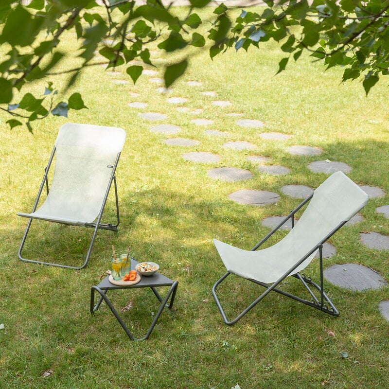 Lafuma Mobilier Maxi Transat deckchair, grey - seigle II, decoration image