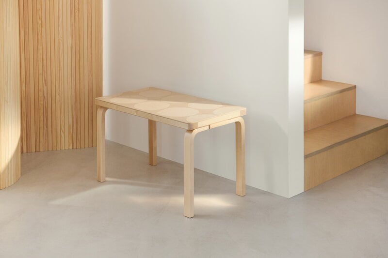 Artek Aalto bench 153B, Artek + Marimekko, Kivet, decoration image