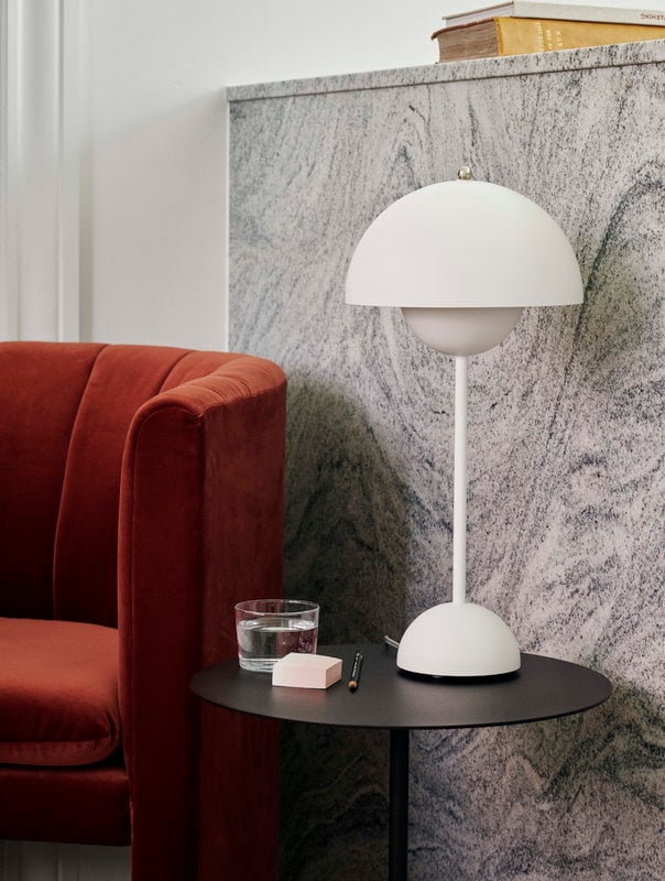 &Tradition Flowerpot VP3 table lamp, matt white | Finnish Design Shop