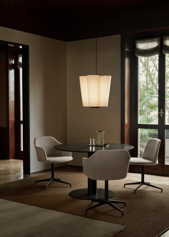&Tradition Bella SC115 chandelier, bronzed - soft canvas, view 2