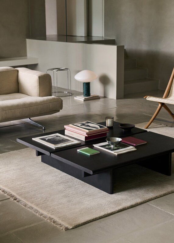 &Tradition Ita OS4 coffee table, 110 x 110 cm, dark stained oak, decoration image