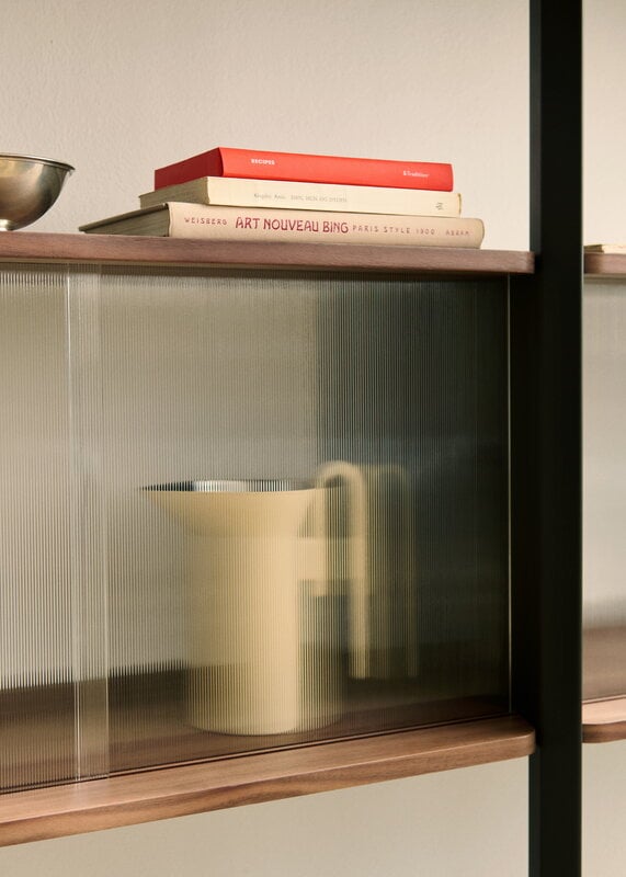 &Tradition Rombe shelf, Configuration D (IF2 & IF6), anthracite - walnut, decoration image