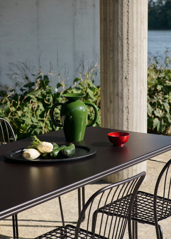 &Tradition Thorvald SC99 dining table, 220 x 90 cm, warm black, decoration image