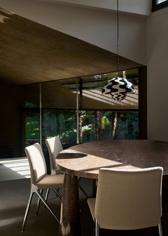&Tradition Kape IF7 chaise, aluminium poli - Barnum 101, image décorative