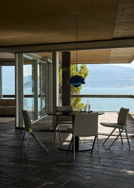 &Tradition Kape IF7 chaise, aluminium poli - Barnum 101, image décorative