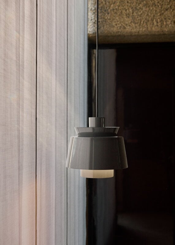 &Tradition Utzon pendant JU1, steel blue, stone grey, decoration image