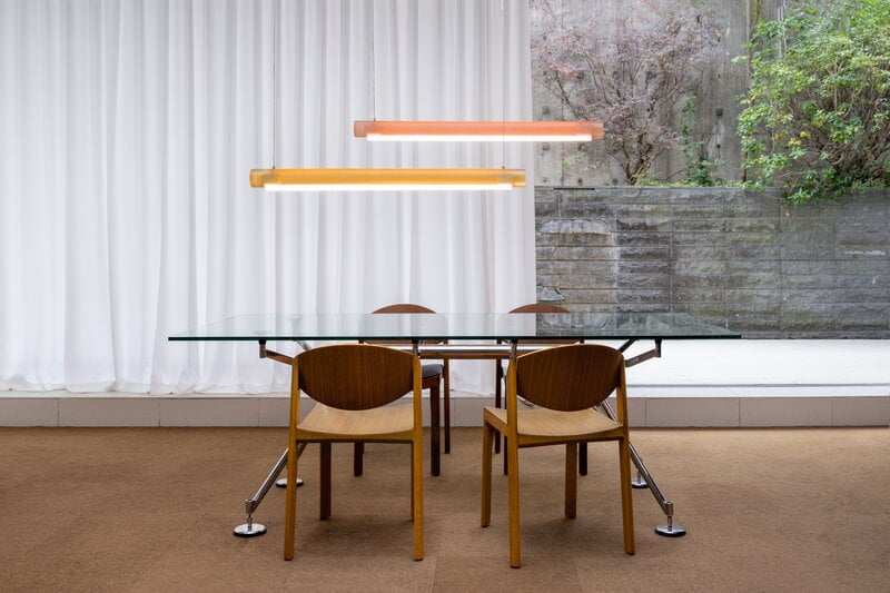 Established & Sons  Aura Light S1 riippuvalaisin, 1100 mm, roosa, näkymä 8