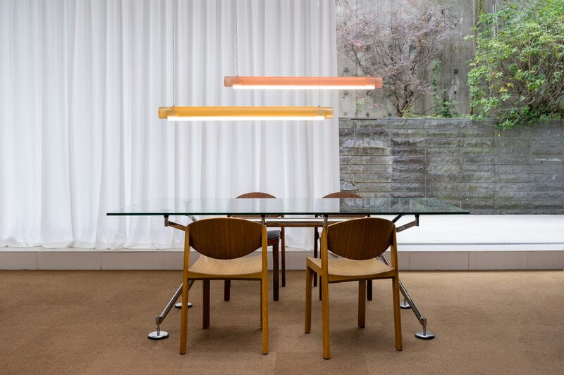 Established & Sons  Aura Light S1 riippuvalaisin, 1100 mm, roosa, näkymä 7