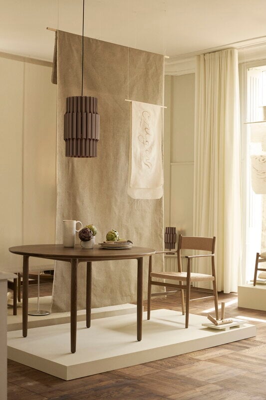 Brdr. Krüger ARV dining table, 120 cm, fumed oak, decoration image