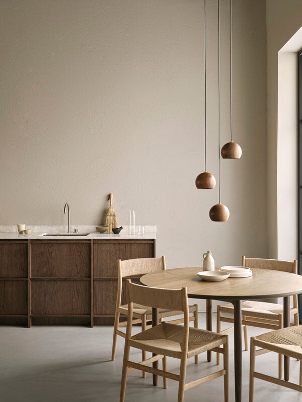 Brdr. Krüger ARV dining table, 120 cm, oiled oak, decoration image