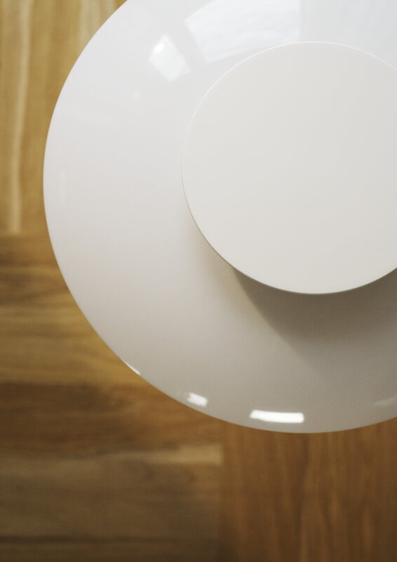 Louis Poulsen PH 80 table lamp, opal white - white, decoration image