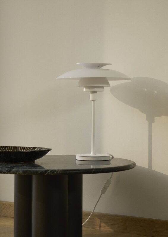 Louis Poulsen PH 80 table lamp, opal white - white | Finnish