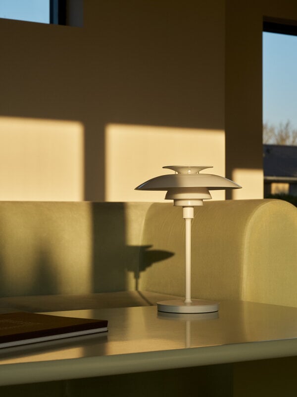 Louis Poulsen PH 80 portable table lamp, opal white - white