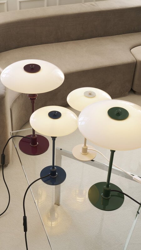Louis Poulsen PH 3/2 bordslampa, blank mörkgrön, vy 2
