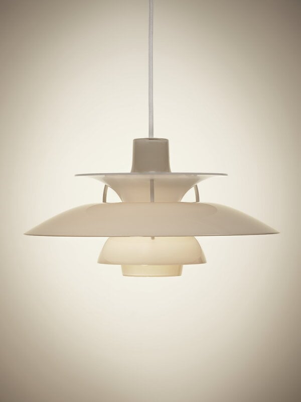 Louis Poulsen PH 5 320 Opal riippuvalaisin, beige, näkymä 10