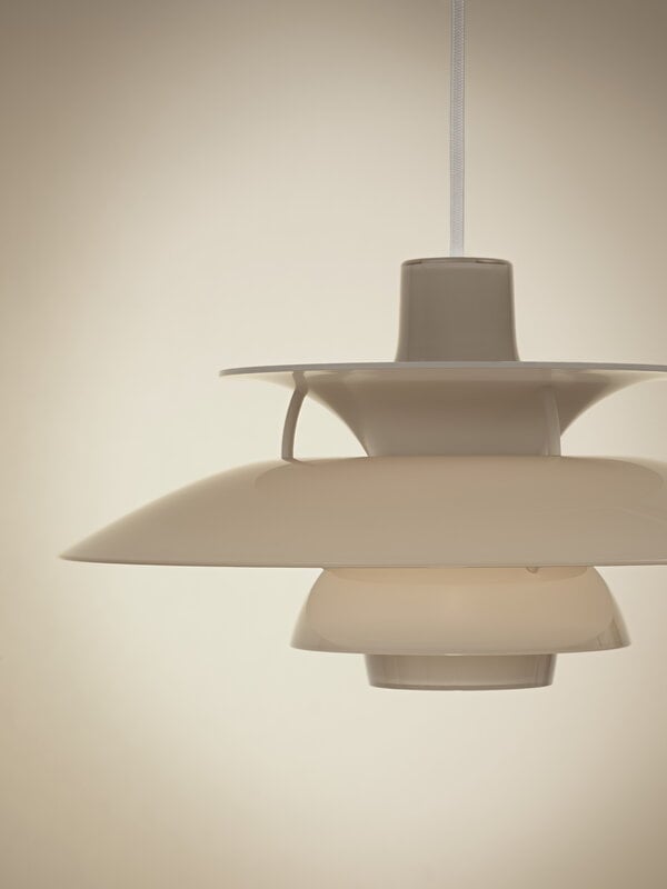 Louis Poulsen PH 5 320 Opal riippuvalaisin, beige, näkymä 8