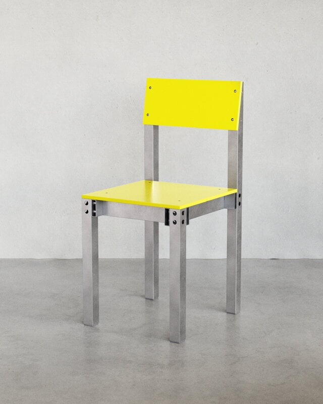 Joy Objects Chair One, alu - chartreuse, view 6