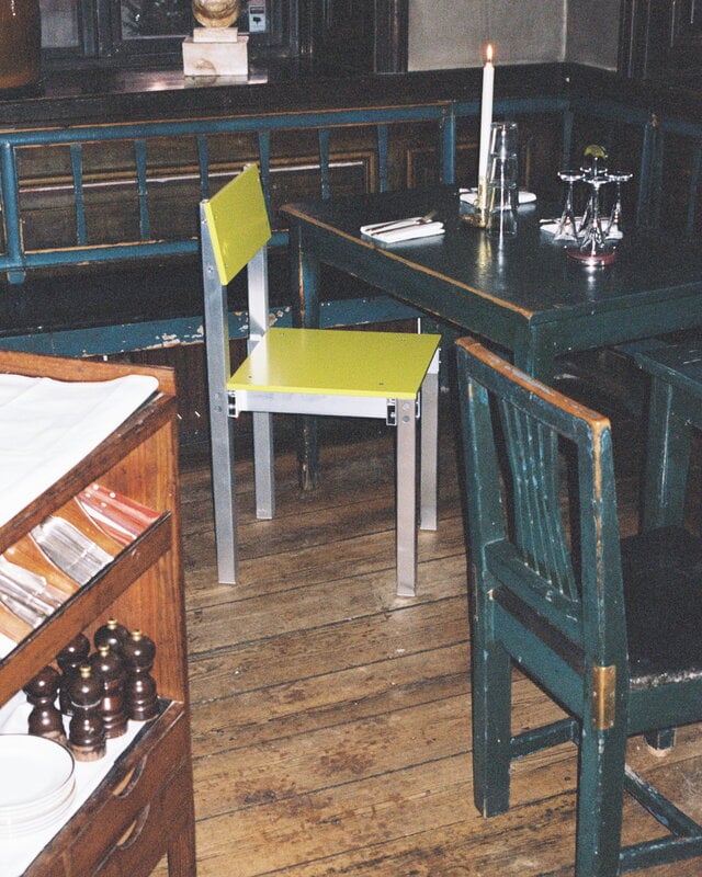 Joy Objects Chair One, alu - chartreuse, view 5