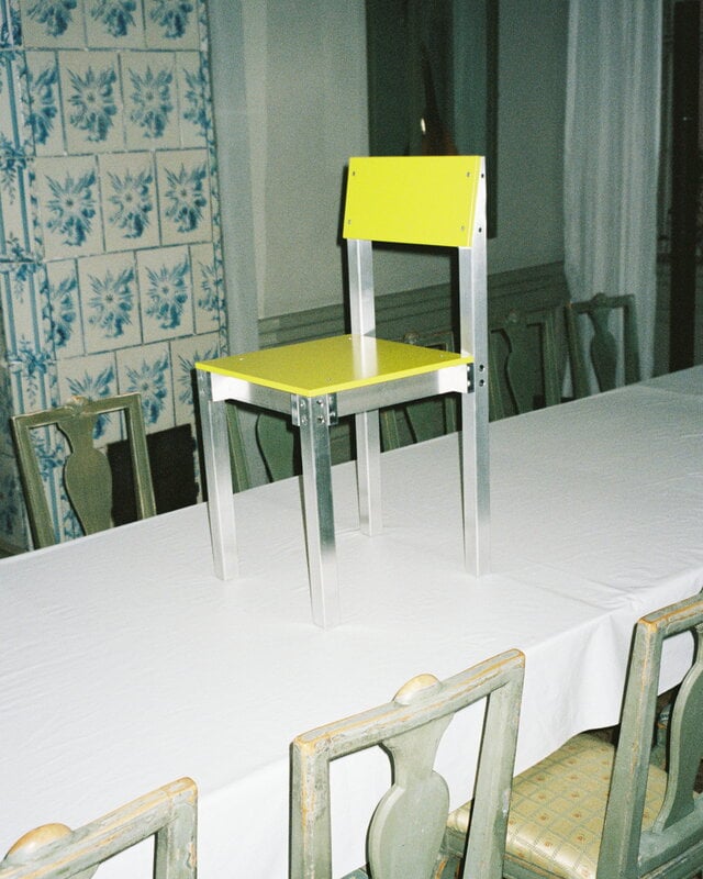 Joy Objects Chair One, alu - chartreuse, view 11