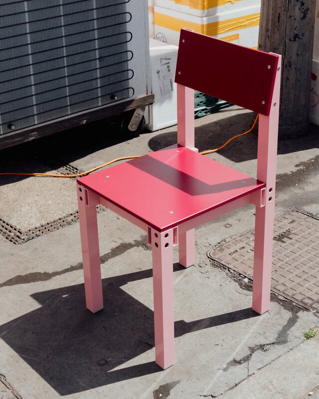 Joy Objects Chair One tuoli, cotton candy - wine, näkymä 4