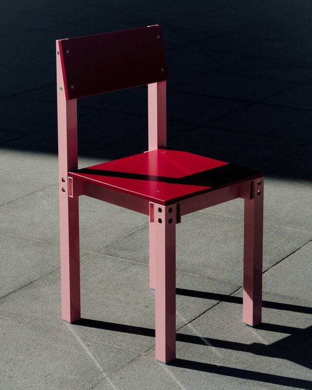 Joy Objects Chair One tuoli, cotton candy - wine, näkymä 5