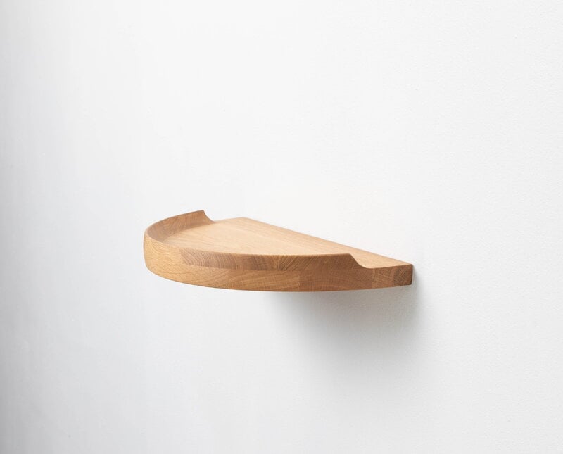 Aakjaer Furniture Arcus console shelf, natural oil oak, view 3