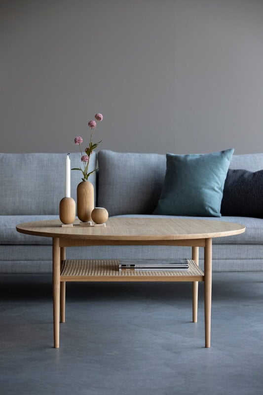 Aakjaer Furniture No.100 sohvapöytä, valkoöljytty tammi, näkymä 8