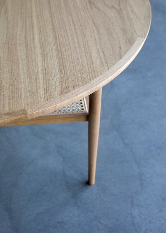 Aakjaer Furniture No.100 sohvapöytä, valkoöljytty tammi, näkymä 9