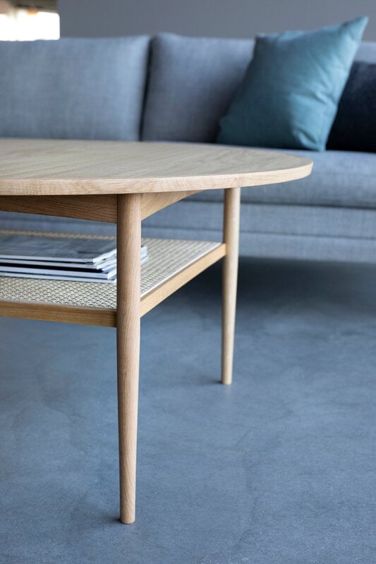 Aakjaer Furniture No.100 sohvapöytä, valkoöljytty tammi, näkymä 7