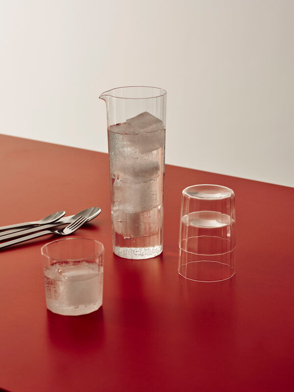 HAY Angle glass, wide, clear, decoration image