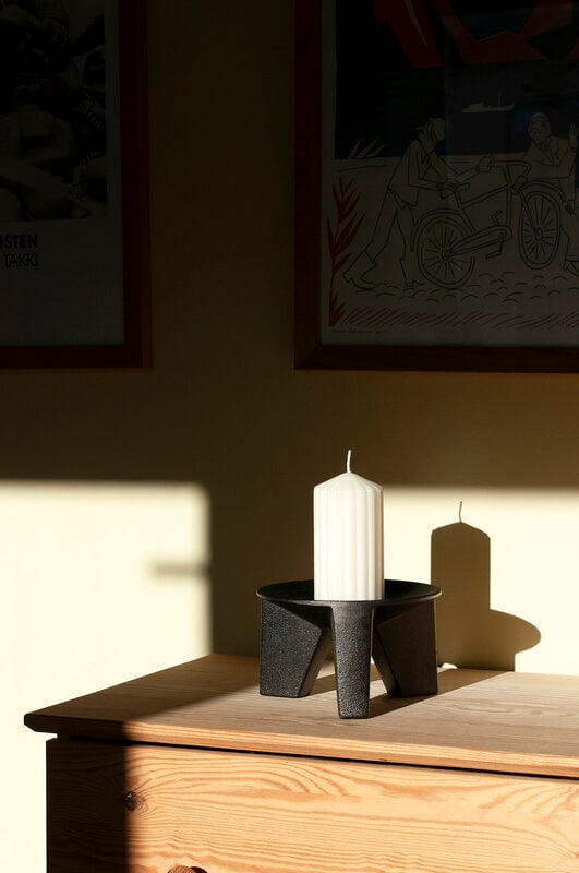 Nedre Foss Anker ljusstake, gjutjärn, dekorationsbild