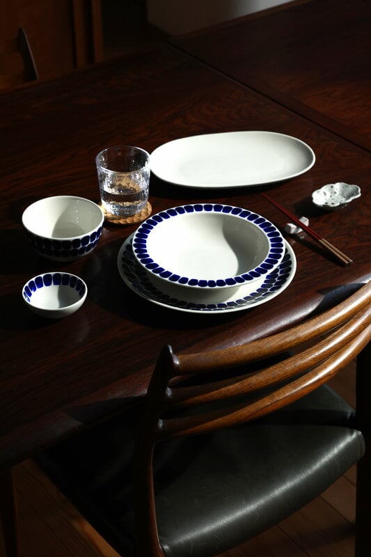 Arabia 24h oval plate, 22 x 32 cm, white, view 2